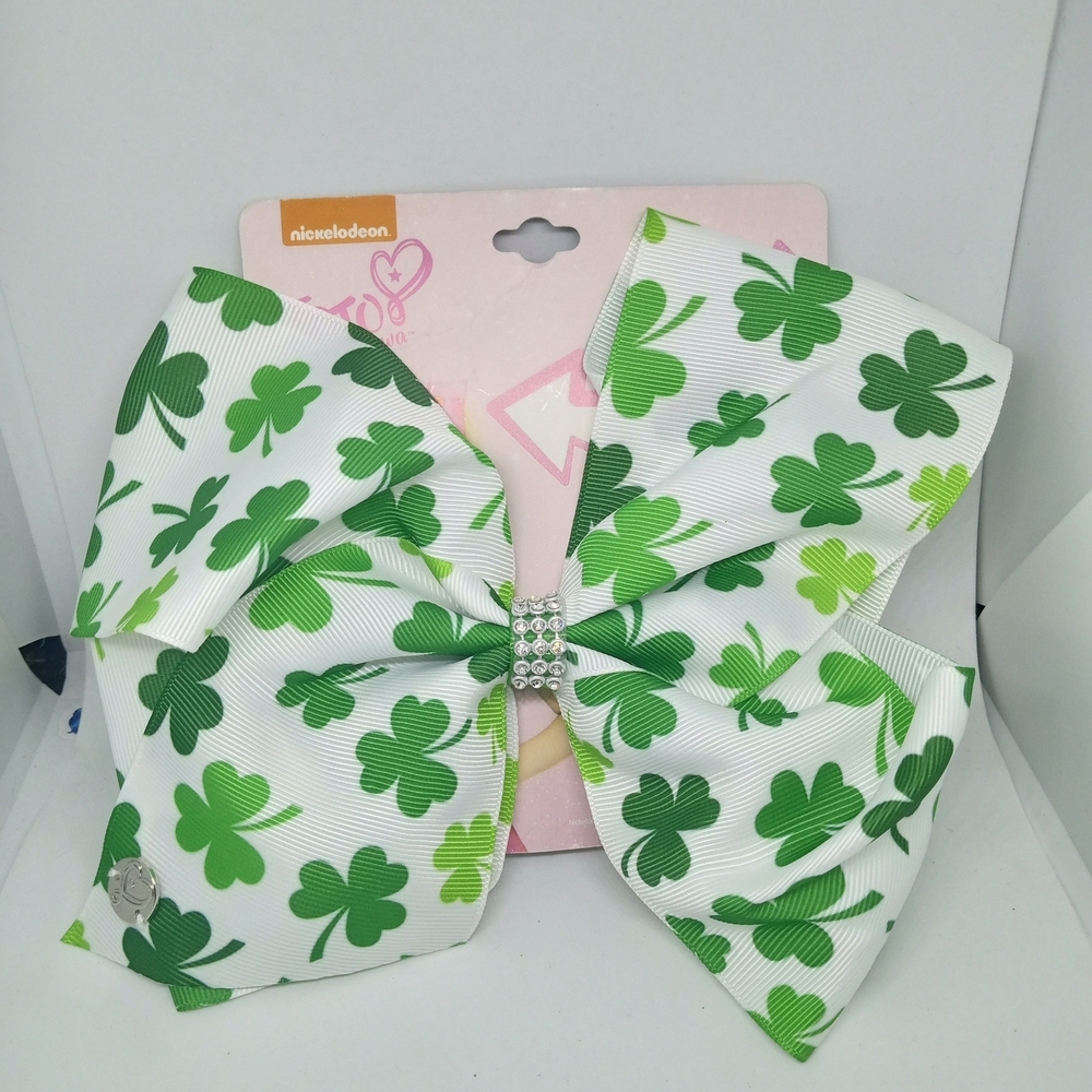 JoJo Siwa Green Clover Hair Bow